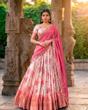 Dola Chex Floral Printed Lehenga Choli 1